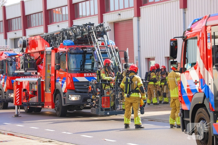 Brand in bedrijfspand onder controle