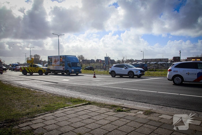 Flinke botsing op drukke weg veroorzaakt extra verkeersdrukte