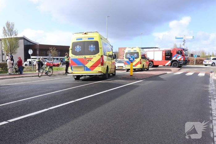 Fietser gewond bij aanrijding met vrachtwagen