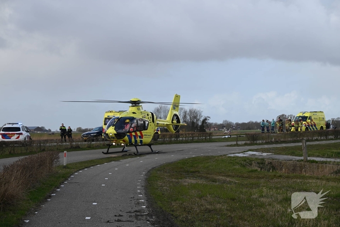 Zwaargewonde na ernstige aanrijding