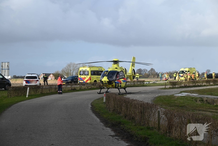 Zwaargewonde na ernstige aanrijding