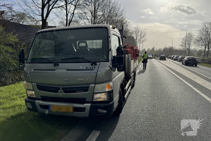Fietser ernstig gewond bij aanrijding met vrachtwagen