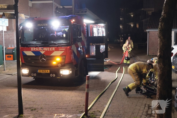 Auto in brand op Westkade