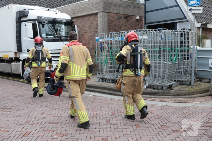 Vreemde lucht zorgt voor onwelwordingen in supermarkt
