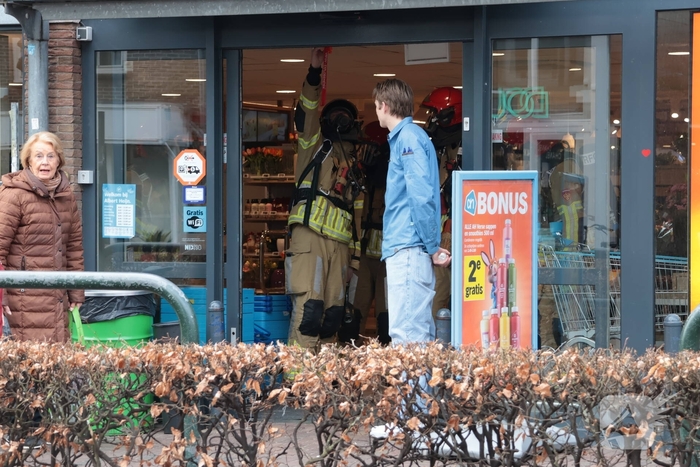 Vreemde lucht zorgt voor onwelwordingen in supermarkt