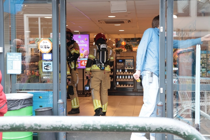 Vreemde lucht zorgt voor onwelwordingen in supermarkt