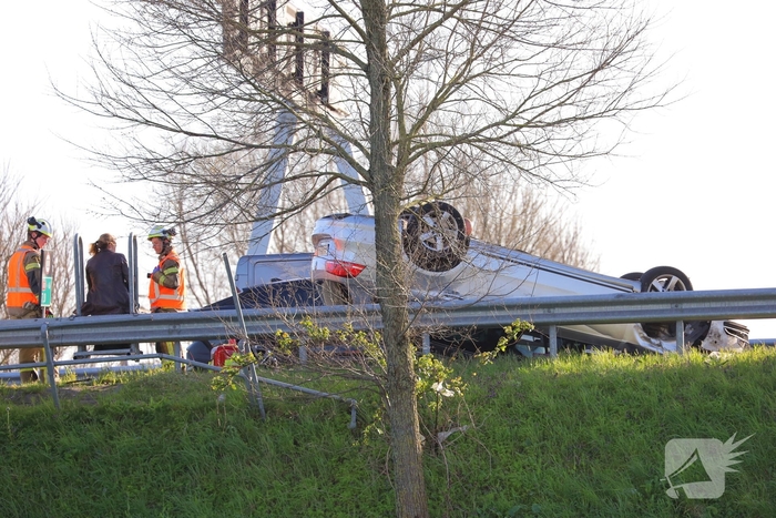 Ongeval leidt tot file op snelweg