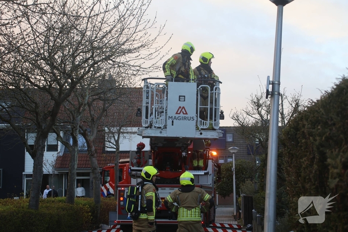 Brandweer ingezet vanwege schoorsteenbrand