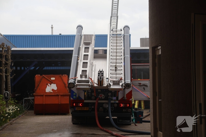 Brand in kantoor leidt tot brandweerinzet