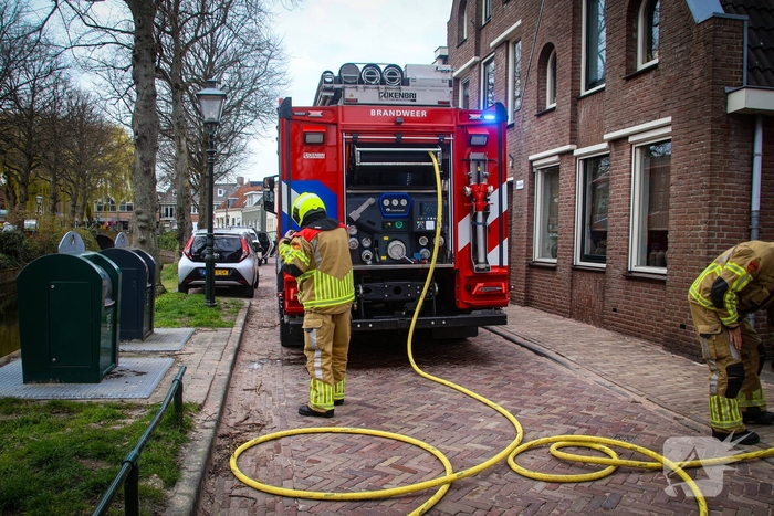 Woningbrand snel geblust door brandweer