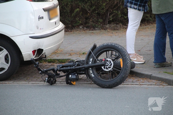 Fatbiker betrokken bij ongeval met auto
