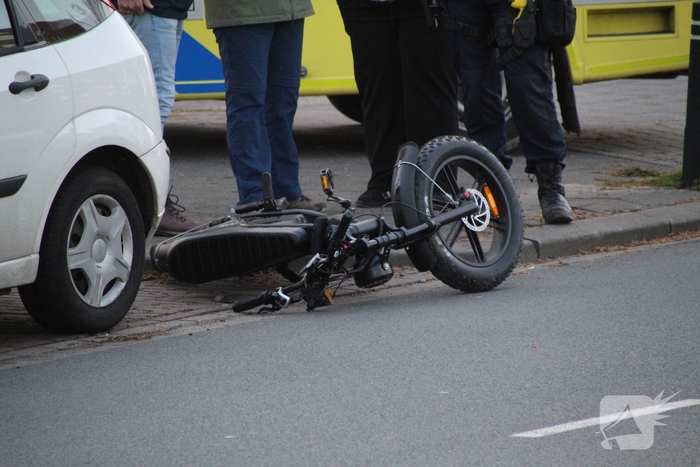 Fatbiker betrokken bij ongeval met auto