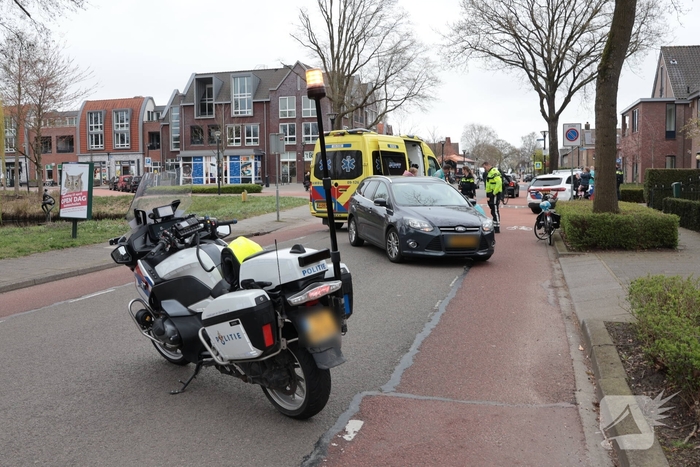 Ongeval tussen auto en fietser