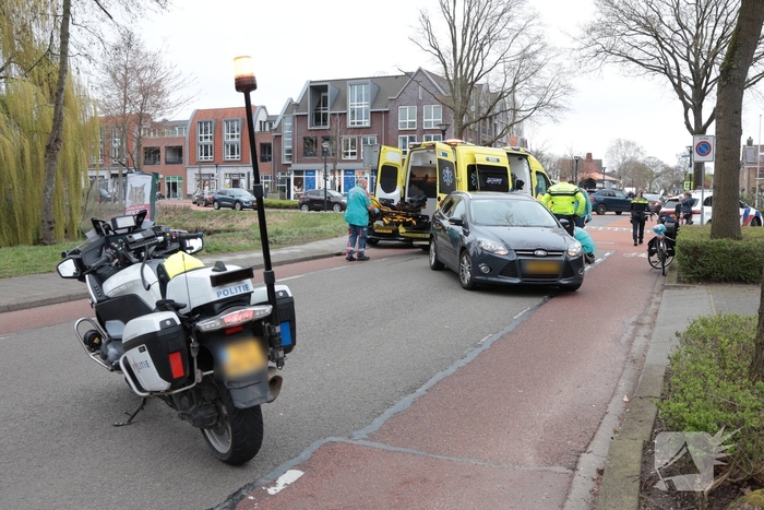 Ongeval tussen auto en fietser