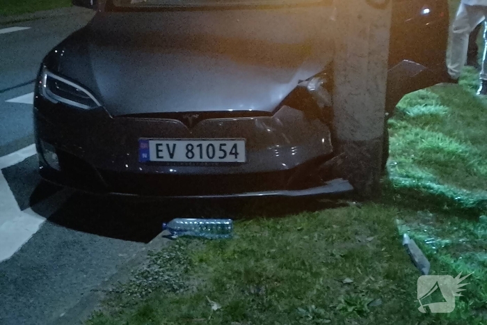 Controle na ongeval met Noorse auto