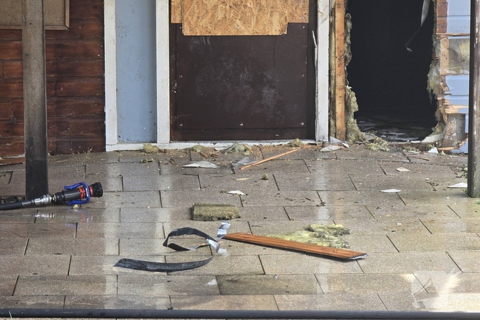 Brand in leegstaand pand moeilijk te bereiken