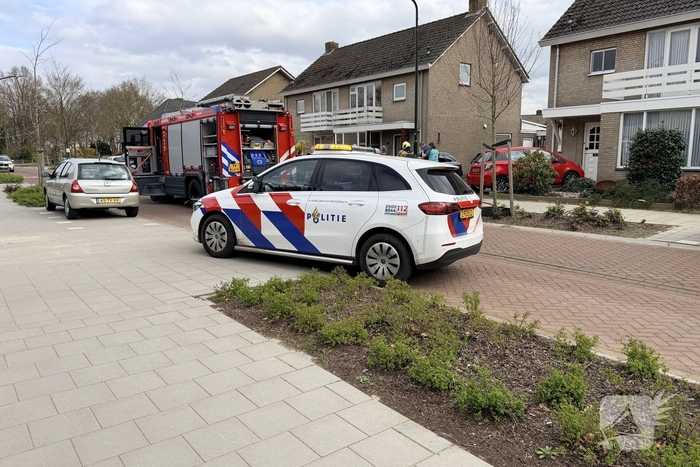 Explosie in garage leidt tot brand en gewonde