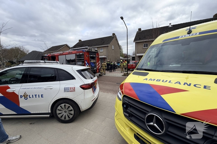 Explosie in garage leidt tot brand en gewonde