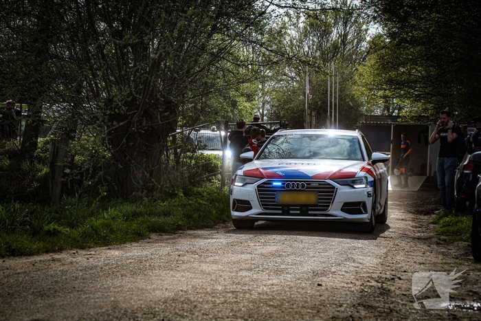 Zwaar ongeval met motorrijder op motorcrossbaan