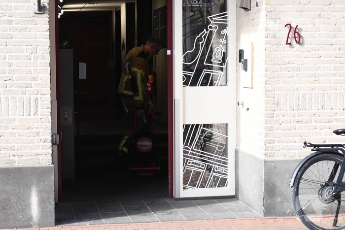 Brand door wasmachine beperkt gebleven