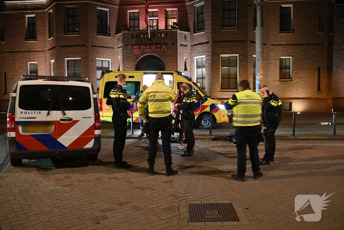 Aanrijding met fatbike en auto; bestuurder slaat op de vlucht