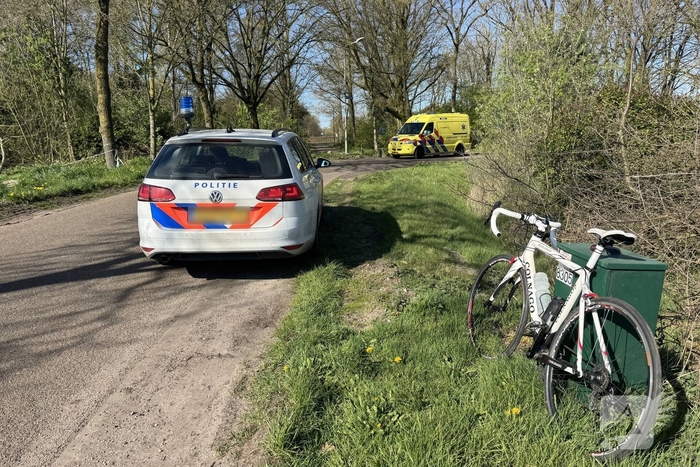 Wielrenner gewond bij eenzijdig ongeval