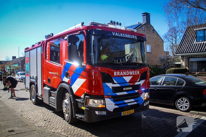 Snelle reactie omstanders bij brand in tuin