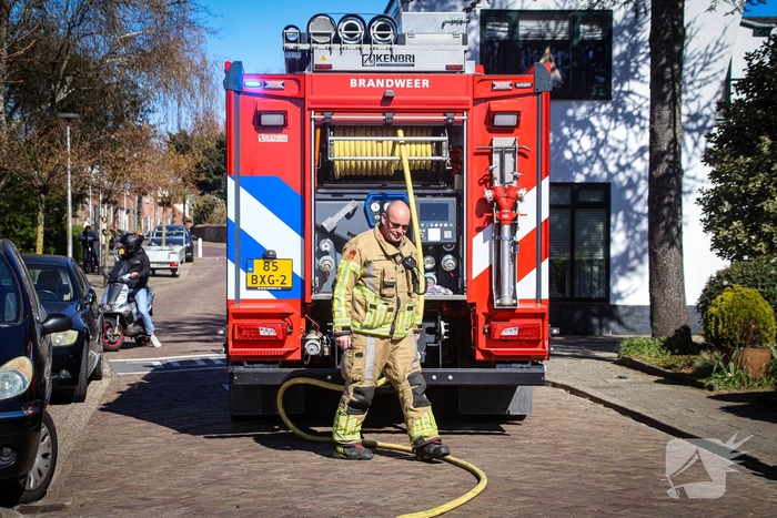 Snelle reactie omstanders bij brand in tuin