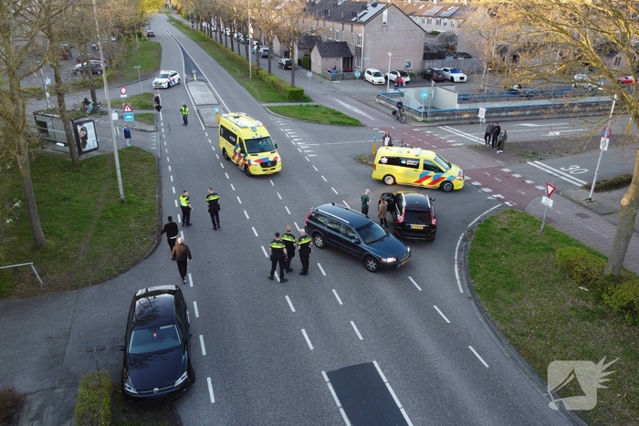 Oudere fietser gewond bij aanrijding
