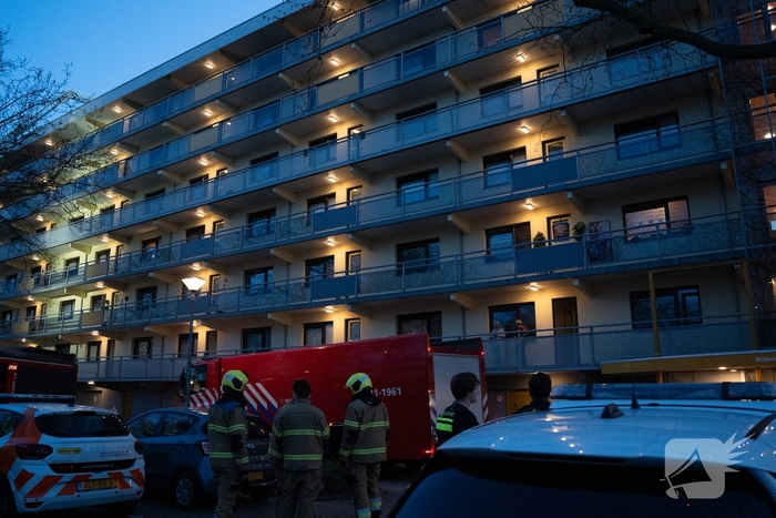 Dakbrand in flatwoning opschudding in Uden