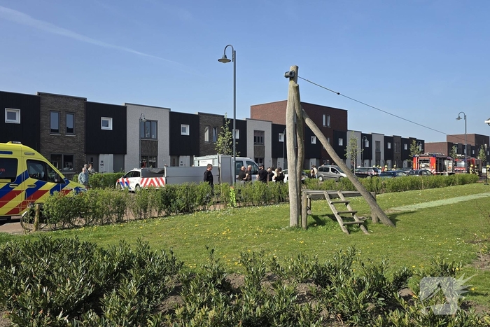 Brand in woning leidt tot opschaling naar grote brand