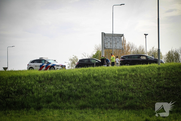 Botsing leidt tot verkeershinder