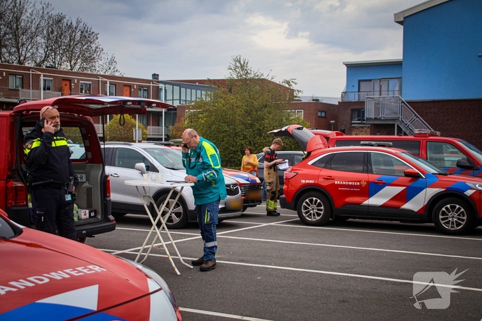 Grootschalige oefening met meerdere officieren en crisisteams