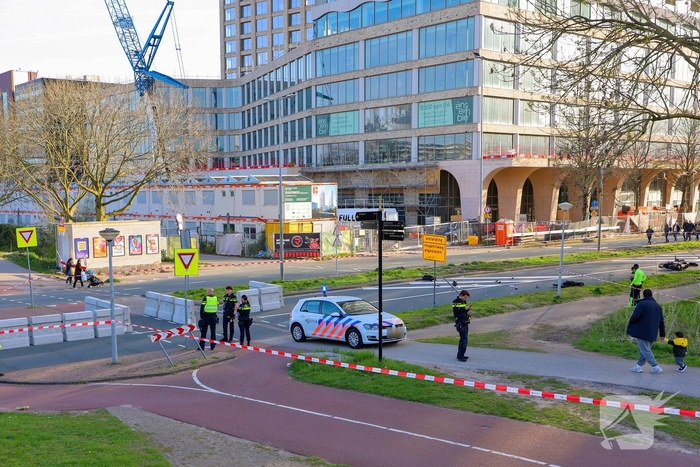 Zware aanrijding tussen motorfiets en fatbike