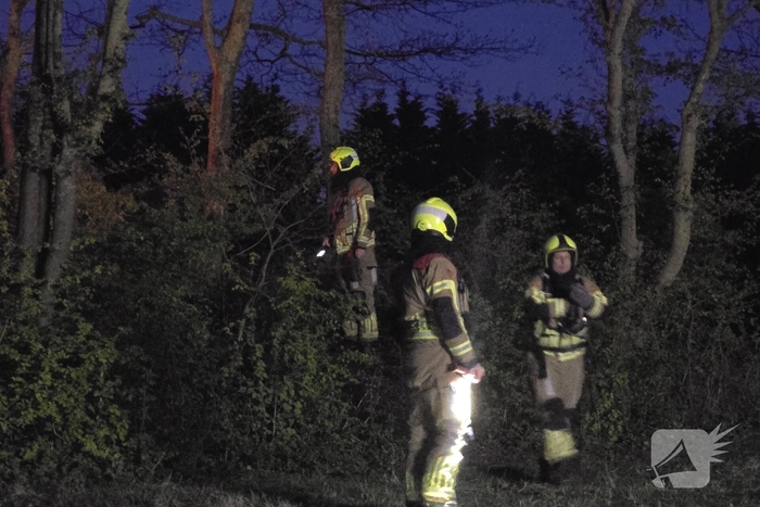 Buitenbrand in Katwijk vermoedelijk aangestoken