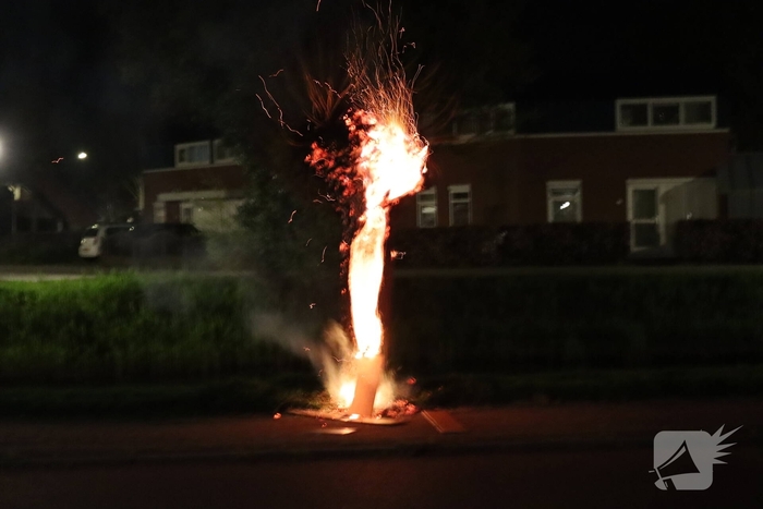 Buitenbrand door brandstichting in Lelystad