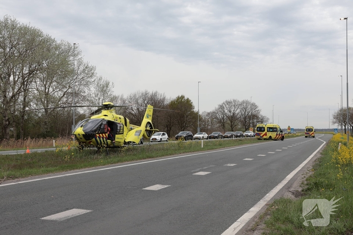 Medische noodsituatie leidt tot inzet traumahelikopter