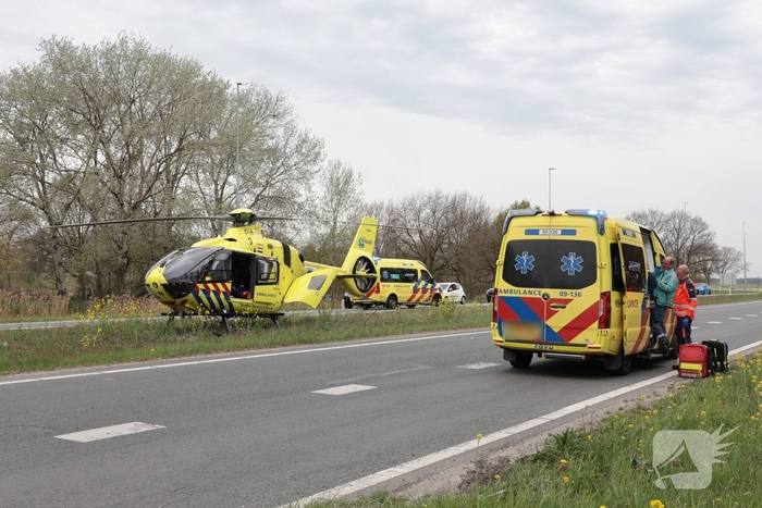 Medische noodsituatie leidt tot inzet traumahelikopter