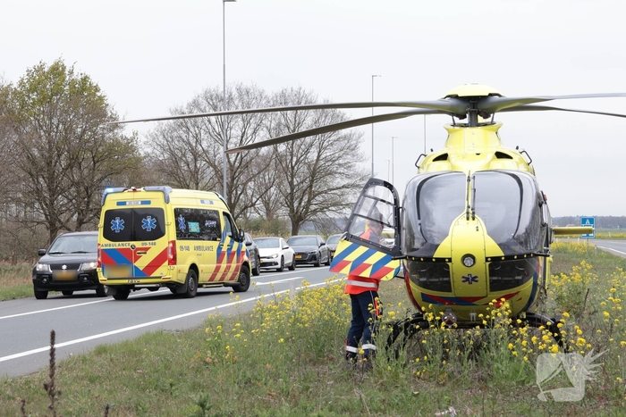 Medische noodsituatie leidt tot inzet traumahelikopter