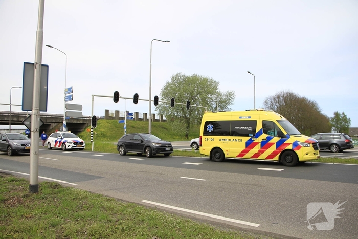 Ongeval met meerdere beschadigde voertuigen