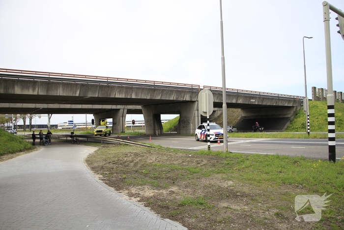 Ongeval met meerdere beschadigde voertuigen