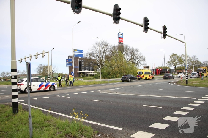 Ongeval met meerdere beschadigde voertuigen