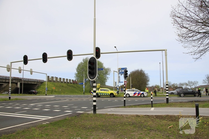 Ongeval met meerdere beschadigde voertuigen