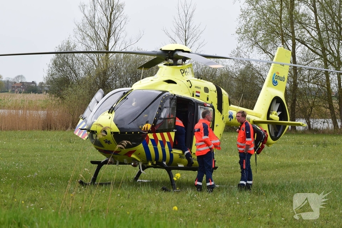 Traumahelikopter ingezet voor spoedmelding