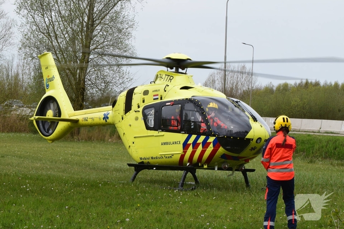 Traumahelikopter ingezet voor spoedmelding