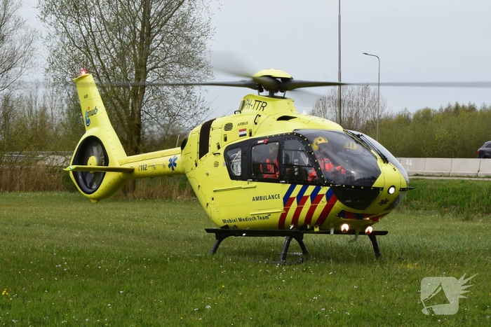 Traumahelikopter ingezet voor spoedmelding