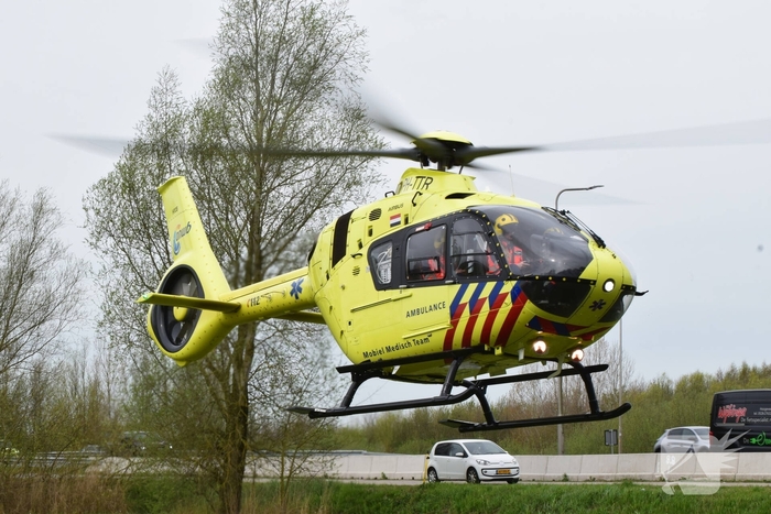 Traumahelikopter ingezet voor spoedmelding
