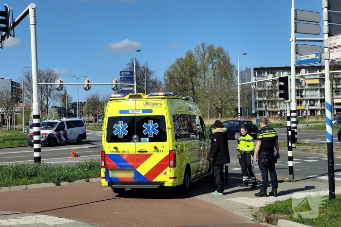 Fietser gewond bij aanrijding met auto