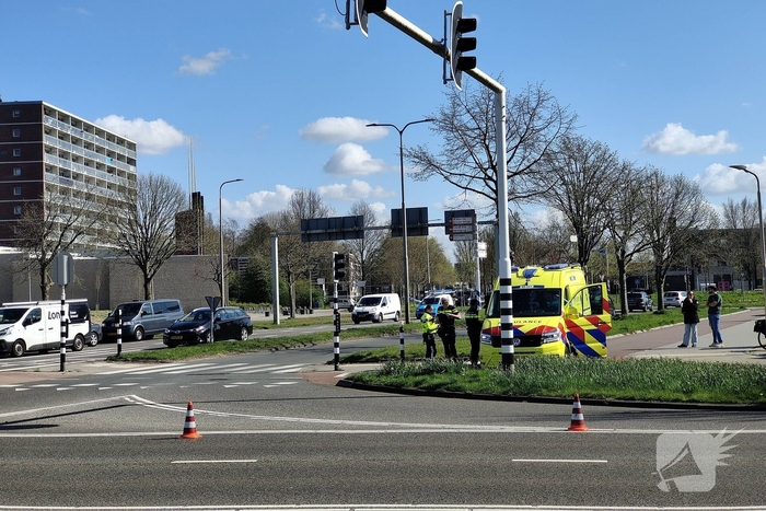 Fietser gewond bij aanrijding met auto