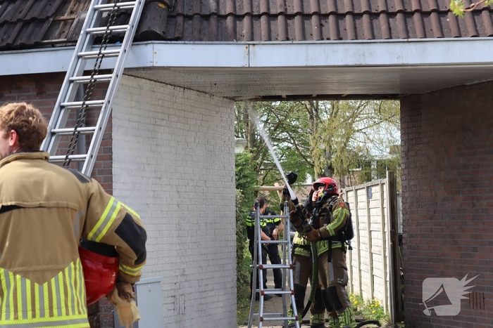 Woningbrand in Lelystad vraagt om brandweerinterventie
